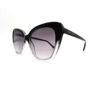 Tahari HYTH0202-R TH802 OXX Black Sunglasses - LENSES FAIR/FRAMES GOOD CONDITION